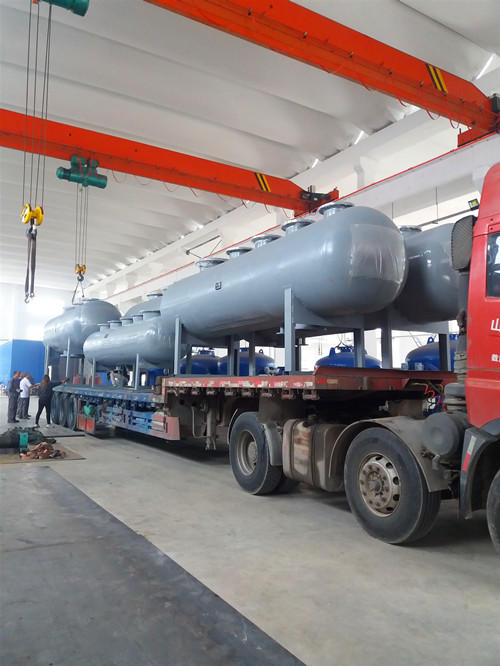 天津客户订购的多台分集水器已经是第三次发货啦！