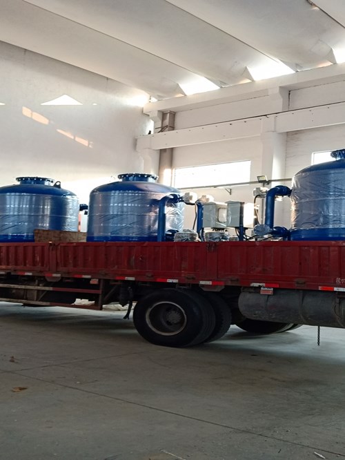 上海客户预定的全自动砂滤器和螺旋型除渣器已发货！