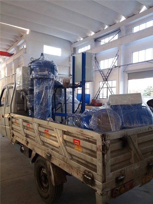 苏北医院预定的冷凝器胶球清洗装置+物化全程综合水处理器+全程水处理器已发货！