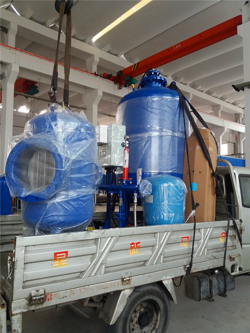 南京客户预定的定压补水排气装置+全自动软水器+除污装置已发货！
