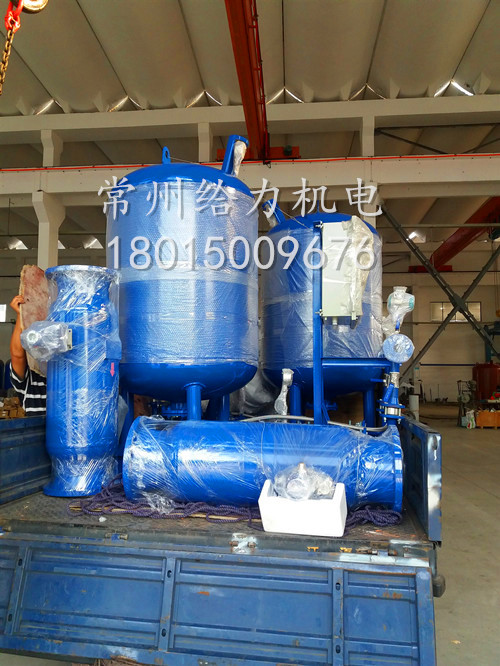 为河南客户专业定制的防爆型定压补水装置和防爆型自动反冲洗过滤器已发货！
